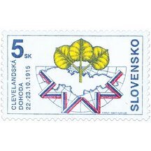 Známka Slovensko 1995 - Clevelandská dohoda