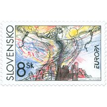 Známka Slovensko 1995 - Mír a svoboda