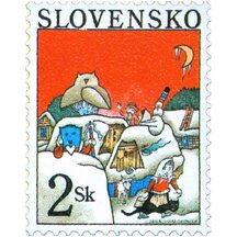 Známka Slovensko 1996 - Vánoce