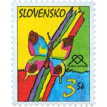 Známka Slovensko 1998 - Dětské centrum