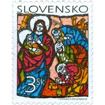Známka Slovensko 1998 - Vánoce