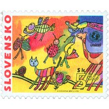 Známka Slovensko 2000 - Dětská známka - UNICEF