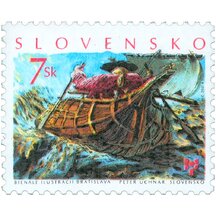 Známka Slovensko 2001 - Bienále ilustrací