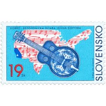 Známka Slovensko 2001 - Kytara Dobro