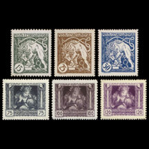 Série známek Československo 1919 - Legionářské