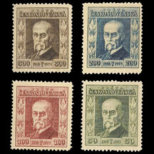 Série známek Československo 1923 - Masaryk - Vznik ČSR