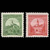 Série známek Československo 1933 - Nitra
