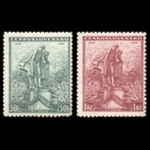 Série známek Československo 1936 - K. H. Mácha