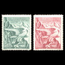 Série známek Československo 1938 - Sokolské hry