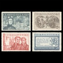 Série známek Československo 1950 - Výročí osvobození I
