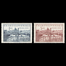 Série známek Československo 1950 - Výstava PRAHA 1950