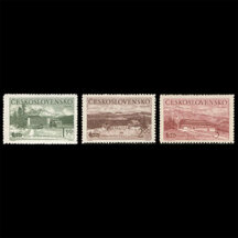 Série známek Československo 1951 - Rekreační zařízení ROH