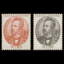 Série známek Československo 1952 - Ladislav Zápotocký