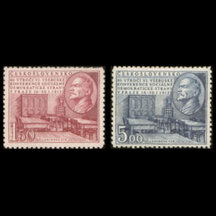 Série známek Československo 1952 - Všeruská konference