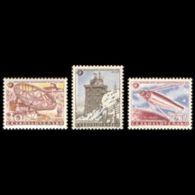 Série známek Československo 1957 - Geofyzikální rok