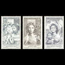 Série známek Československo 1959 - Deklarace lidských práv