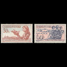 Série známek Československo 1960 - Červený kříž a hasiči