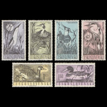Série známek Československo 1960 - Vodní ptactvo