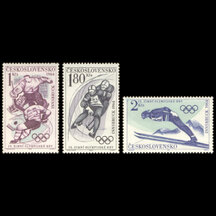 Série známek Československo 1964 - ZOH Innsbruck