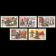 Série známek Československo 1965 - Osvobození Československa