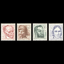 Série známek Československo 1966 - Kulturní osobnosti