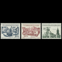 Série známek Československo 1967 - Města II.