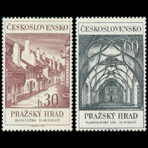 Série známek Československo 1967 - Pražský hrad