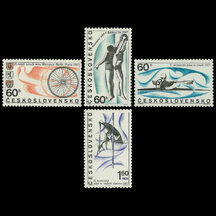 Série známek Československo 1967 - Sport