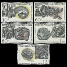 Série známek Československo 1968 - Geologický kongres