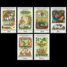 Série známek Československo 1968 - Slovenské pohádky