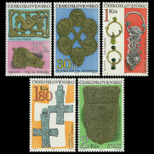 Série známek Československo 1969 - Archeologické objevy
