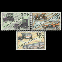 Série známek Československo 1969 - Automobily čs. výroby