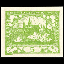 Známka Československo 1948 - Hradčany