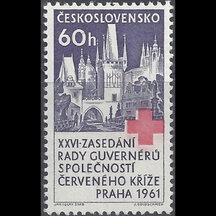 Známka Československo 1961 - Červený kříž