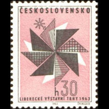 Známka Československo 1963 - Liberecké výstavní trhy
