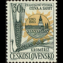 Známka Československo 1963 - Založení Kroměříže