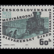 Známka Československo 1963 - Slévárenský kongres