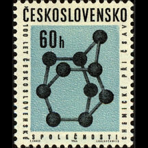 Známka Československo 1966 - 100 let ČSAV