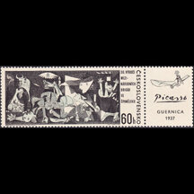 Známka Československo 1966 - P. Picasso - Guernica (kupón)