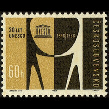 Známka Československo 1966 - Výročí UNESCO
