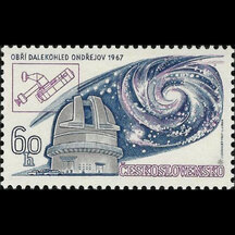 Známka Československo 1967 - Hvězdárna Ondřejov
