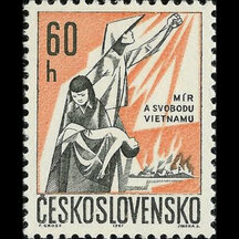 Známka Československo 1967 - Mír Vietnamu
