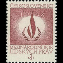 Známka Československo 1968 - Rok lidských práv