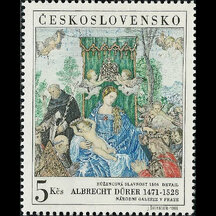 Známka Československo 1968 - Růžencová slavnost