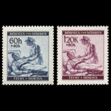 Série známek Protektorát Čechy a Morava 1941 - Červený kříž