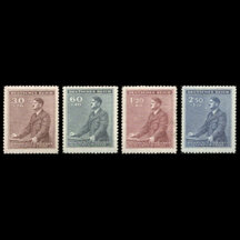 Série známek Protektorát Čechy a Morava 1942 - Narozeniny A. Hitlera