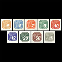 Série známek Protektorát Čechy a Morava 1943 - Novinové