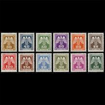 Série známek Protektorát Čechy a Morava 1943 - Služební