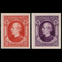 Série známek Slovensko 1939 - 20 h + 30 h Hlinka (nezoubkované)