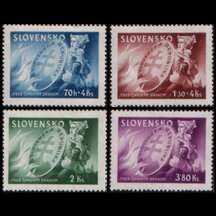 Série známek Slovensko 1944 - Před ohnivým drakem